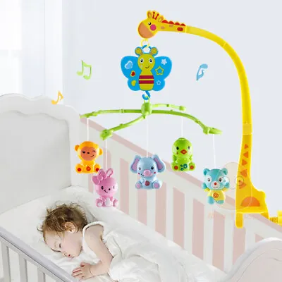 Giraffe Musical Baby Crib Mobile Detachable Toy Baby Mobile For Girl Crib Mobile • $12.99