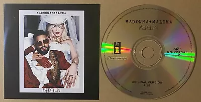 MADONNA + MALUMA Medellin 2019 BRAZIL PROMO Only CD Single • $50