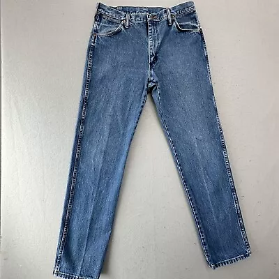 Wrangler Jeans Mens 32x34 Cowboy Cut Original Fit Medium Wash Denim Blue 13MWZ • $20