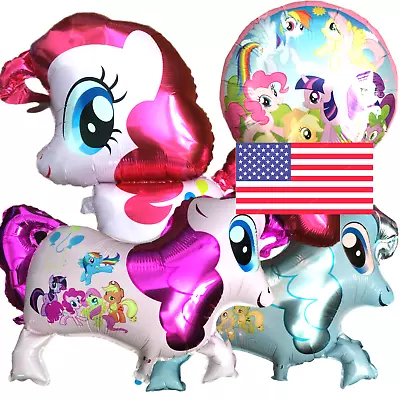 4 PCS My Little Pony  Birthday Party Supplies Balloon And Friendship Forever • $7.99