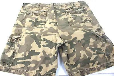 Wonderwall Men's 40W X 10 Camo Cargo Jean Shorts   #C825 • $9.95