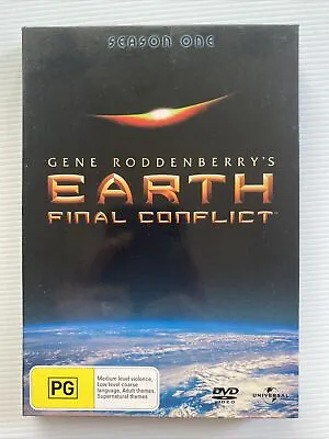 DVD - Gene Roddenberry's EARTH FINAL CONFLICT Season One (1997) Region 4 • £8.37