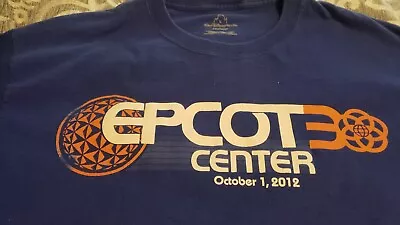 Disney World Epcot 30th Anniversary Adult L T Shirt October 1 2012  Rare • $30