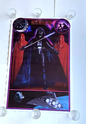 Vtg Star Wars Return Of The Jedi No. 15 Darth Vader Montage Poster 22x34” • $7.95