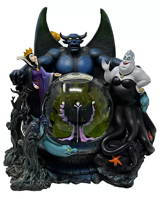 Disney Villains Musical Light Up Maleficent Evil Queen Ursula Chernabog Dome • $950