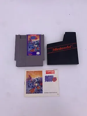 Mega Man 3 (Nintendo Entertainment System NES 1990) With Manual • $44