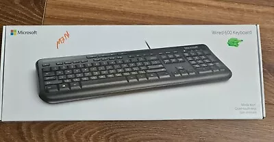  Microsoft Wired Keyboard 600 Model 1576 NEW Sealed Box  • $15