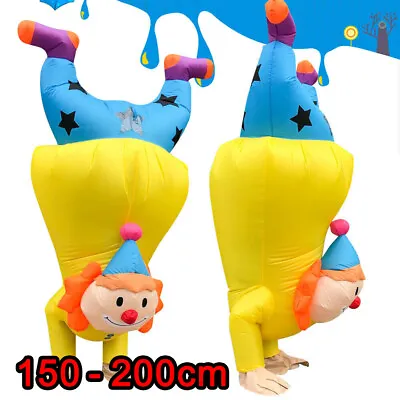 Handstand Clown Inflatable Costume Adult Funny Blowup Outfit Cosplay Party Dress • $15.79