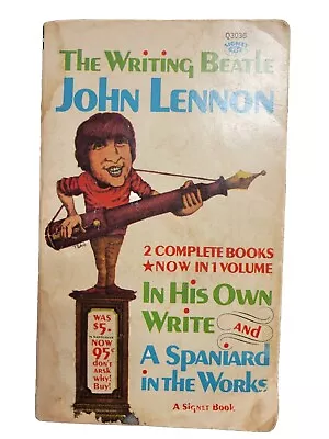 John Lennon The Writing Beatle In His Own Write A Spaniard In The Works 2in1book • $12