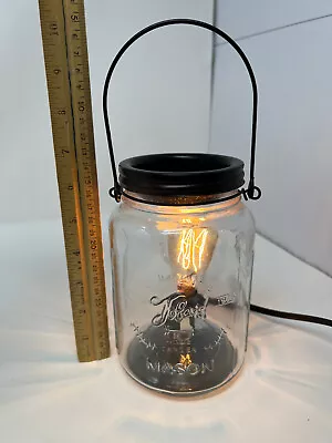 Mason Jar Lamp With Light And On/off Switch Clear • $24.99