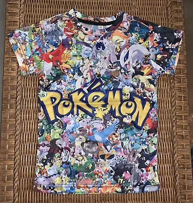 $9.99 • Buy NEW!  Boys Or Girls Unisex POKEMON Characters Super Silky T-shirt - Size 6