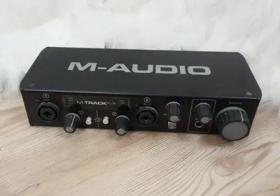 M-Audio M-Track Plus MKII 2x2 Audio Interface 24|96 • $53.95
