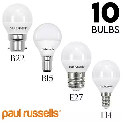 10 Pack LED Golf Ball Light Bulbs 40W Energy Saver Warm Cool White Daylight 240V • £9.99