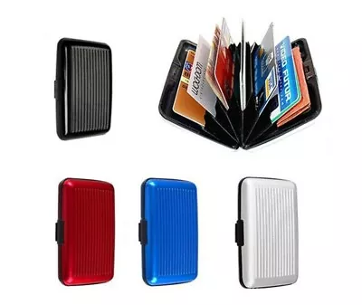 £2.78 • Buy RFID Block Aluminium Credit Card Holder Security Wallet Business Case Travel UK