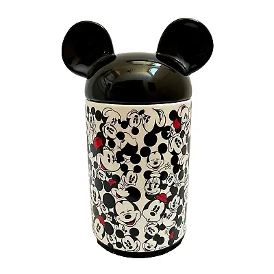 Disney Mickey & Minnie All Over Cookie Jar Canister Ceramic • $32.85