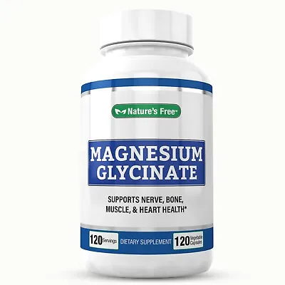 Magnesium Glycinate 400mg 120 Servings 120 Veg Capsules 4 Months • $17.95