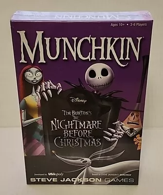 Munchkin: Tim Burton's The Nightmare Before Christmas Steve Jackson NEW / SEALED • $39.99