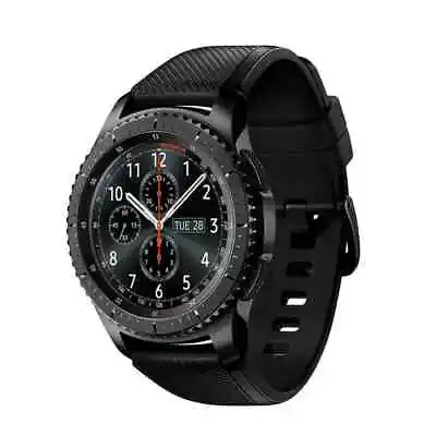 Samsung Gear S3 SM-R765 LTE 46MM Black C Light Burn • $24.99