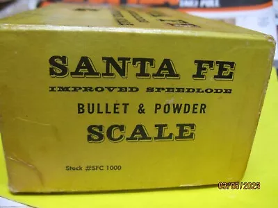 RARE Vintage SANTA FE Powder Bullet Scale Balance Beam Complete Bx Reloading DAD • $399.95