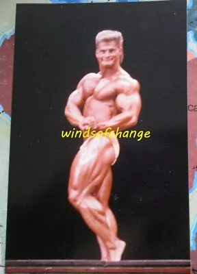 Found Photo Sexy Man Bodybuilding Muscles Flex Tight Underwear Gay Interest Q155 • $6.99