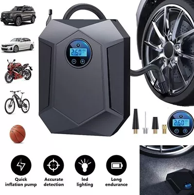 NEW 150PSI Air Compressor Car Tire Inflator Fits Car Moto Bike Air Pump Portable • $24.39