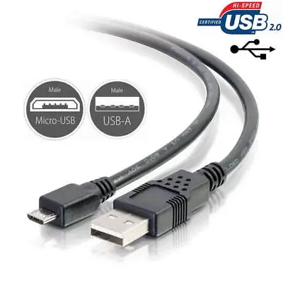 Micro B USB Data Cable For Pentax SLR Digital Camera K-1 K-S1 K-S2 Kp K-70 XG-1 • $5.49