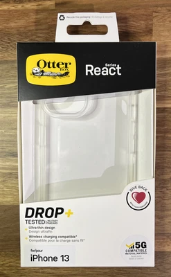 $37.80 • Buy Otterbox React Case Drop Protection Cover Protect For Apple IPhone 13/6.1  Clear