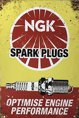 NGK GARAGE Rustic Vintage Metal Tin Signs Man Cave Shed & Bar Sign • $9.99