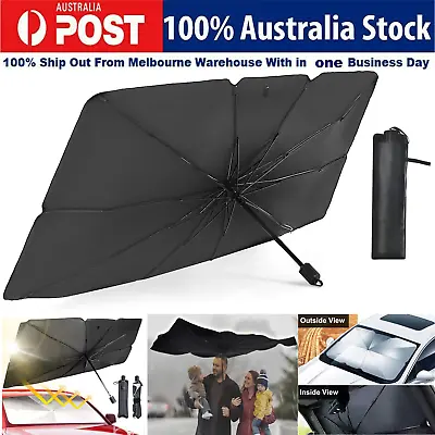 Foldable Car Windshield Sunshade Front Window Cover Visor Sun Shade Umbrella - L • $18.97