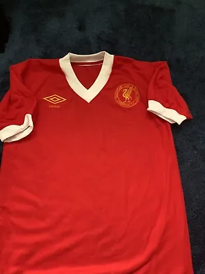 £100 • Buy Liverpool European Final Shirt Umbro - 1977