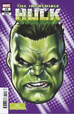 🧟 Incredible Hulk #10 Mark Brooks Headshot Variant *3/27/24 Presale • $3.88
