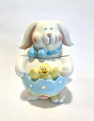 Easter Bunny With Chick Cookie Jar • $35