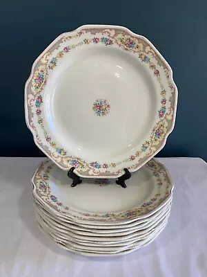 Vintage Mount Clemens Mildred 10” Dinner Plate Replacement China Floral Center • $9.99