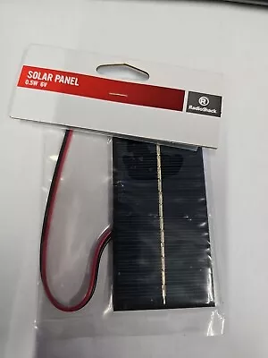 RadioShack 6v 0.5 Watts Solar Cell Energy Module Wire Tinned Leads 2770046 + FS • $14.75