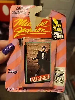 1984 Vintage Michael Jackson 33 Card Complete Set Topps Music Trading Cards NEW • $16.19