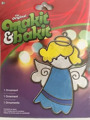 Makit And Bakit Christmas Angel Ornament Stained Glass New • $12
