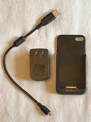 Just Wireless Charging Case IPhone 4 4G 4S Backup Battery Charger PowerBank Cell • $9.99