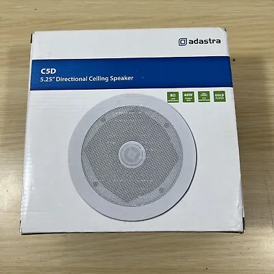 Adastra C5D Ceiling Speaker With Directional Tweeter 40W 5.25” Inch White • £19.99