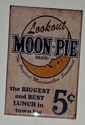 Moon Pie Advertisment Refrigerator Magnet 2  By 3  Moonpie • $6.77