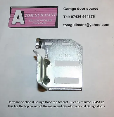 Hormann Garador Sectional Garage Door Top Bracket 3045112 • £15