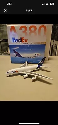 1/400 Dragon Wings FedEx Airbus A380 Item No. 55375 VERY RARE!!  NO STAND! • $50