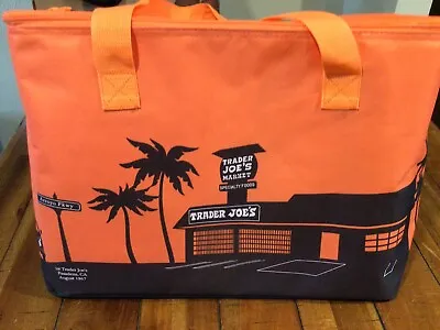 $29.05 • Buy NEW 🔥 Trader Joe's  Insulated Reusable Shopping Bag 8 Gallons Orange F2