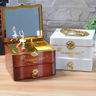 Ballerina Musical Jewellery Box Music Box For Girl Birthday Gift Home Decoration • $37.21
