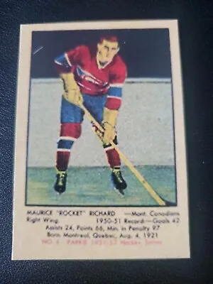 Maurice Richard  ROCKET  Mini Fridge Magnet Canadiens Montreal Rookie RC • $56.15