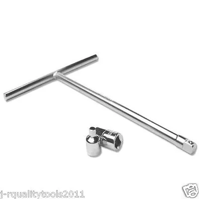 3/8  Dr. T-Handle W/ 2 Adaptors- Long Reach High Torque • $14.95