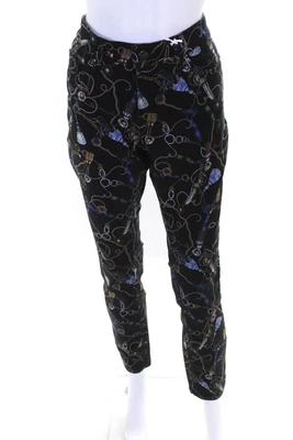 £66.73 • Buy Dream Jeans By MAC Womens Chains Print Dream Skinny Jeans Pants Blue Size 40
