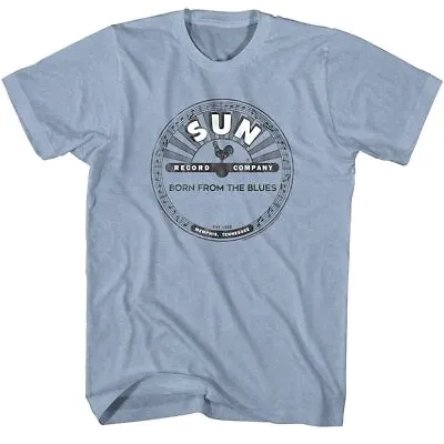 Sun Records Born From The Blues Logo Adult T-Shirt • $21.10