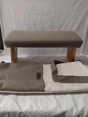 Meditation Yoga Folding Bench Stool With Cushion & Carry Bag  • $24.99