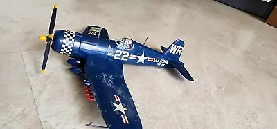 WW2 Large Revell Vought F4U Corsair Fighter Model Assembled - Vintage-  • $19.99