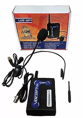 VocoPro UHF-BP1 Frequency-T Headset Microphone & Wireless Bodypack In Box • $35